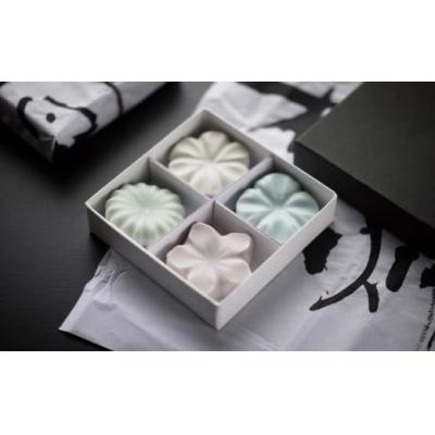 ふるさと納税 臼杵市 〔臼杵焼〕輪花箸置き[4個セット]