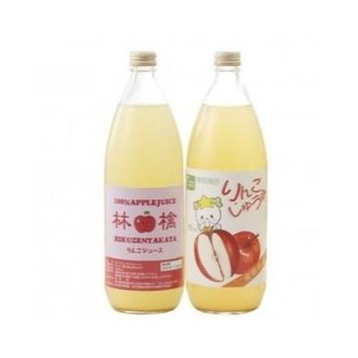 ふるさと納税 陸前高田市 [先行受付]潮風 りんごジュース 1L×2本 りんご 飲料 飲み物 果汁 100% ストレート