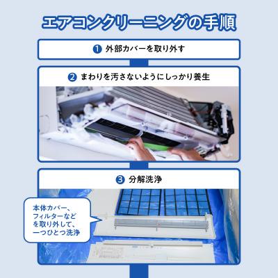 ふるさと納税 大分市 壁掛けエアコンクリーニング洗浄サービス(お掃除機能付き)【大分市内の住居限定】 _P01061の画像