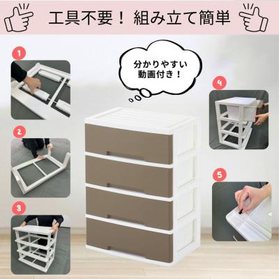 ふるさと納税 三条市 NEWLIFE ワイドチェスト収納3段 マリンネイビー