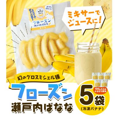 ふるさと納税 笠岡市 フローズン瀬戸内ばなな