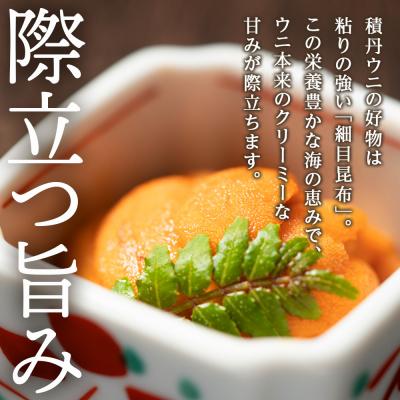 ふるさと納税 積丹町 【2026年夏発送分】先行受付開始 バフンウニ100g×1パックの画像