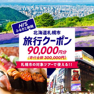 ふるさと納税 札幌市 北海道札幌市の対象ツアーに使えるHISふるさと納税クーポン90,000円分_hs308-007