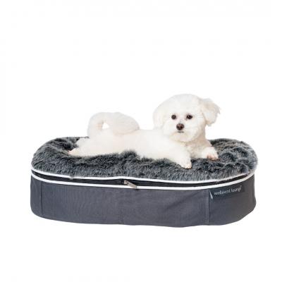 ふるさと納税 みなかみ町 [アンビエントラウンジジャパン]犬ペットラウンジ Low ウルフグレー(S)