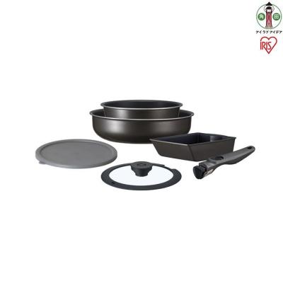 ふるさと納税 角田市 TERACOAT 深型6点セット フライパンセット IH ガス火 EHDC-S6S 6点セット