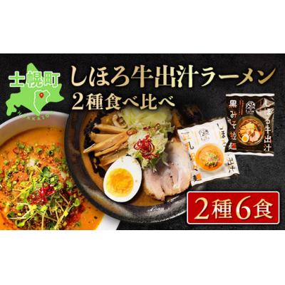 ふるさと納税 士幌町 しほろ牛出汁ラーメン〜2種食べ比べ〜[L47]