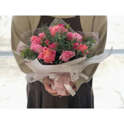 ふるさと納税 玖珠町 バラ のPompon ブーケの画像