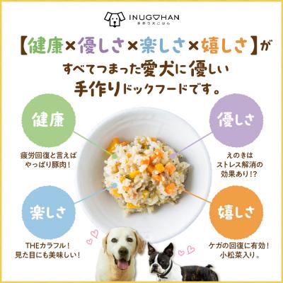 ふるさと納税 妙高市 ワンちゃん用 豚肉のおじや 100g×3袋入の画像