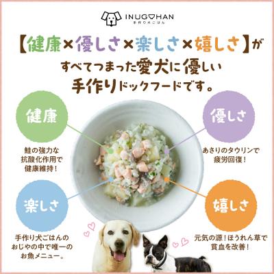 ふるさと納税 妙高市 ワンちゃん用 鮭のおじや 100g×3袋入の画像