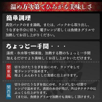 ふるさと納税 香南市 【6回定期便】高知県産養殖うなぎ蒲焼き 100〜120g 3尾 Wfb-0043_3