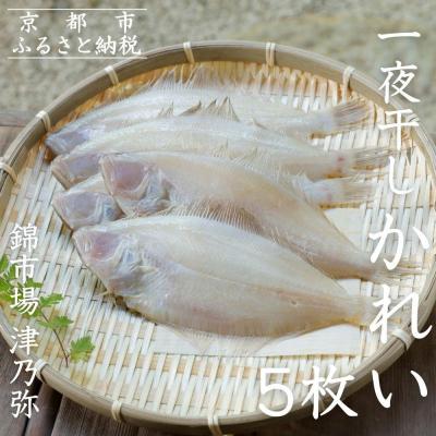 ふるさと納税 京都市 [津乃弥]一夜干しかれいセット(5枚)