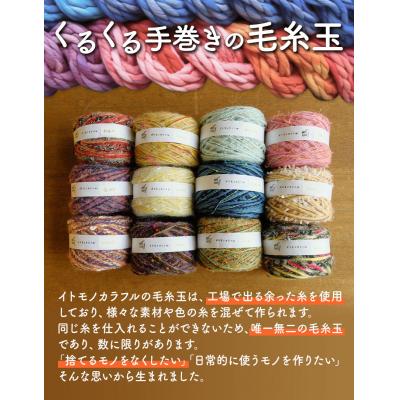 ふるさと納税 笠岡市 イトモノカラフル 毛糸玉アソートセット6玉 I-07