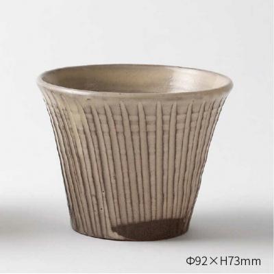 ふるさと納税 糸島市 しのぎ 面取 フリー カップ 糸島市/高麗窯【いとしまごころ[AOZ004]の画像