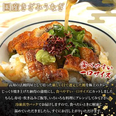 ふるさと納税 香南市 台湾産 きざみうなぎ蒲焼き 10パックセット たれ・山椒付き ss-0052_1