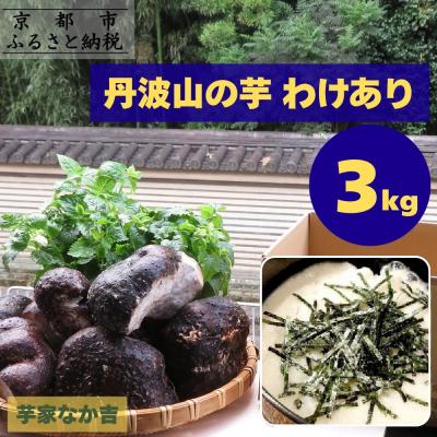 ふるさと納税 京都市 [芋家なか吉]丹波山の芋 わけあり 3キロ