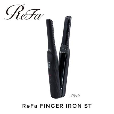 ふるさと納税 名古屋市 [ブラック]ReFa BEAUTECH FINGER IRON ST リファ ヘアアイロン 家電