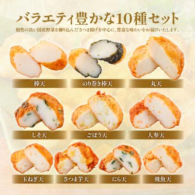 ふるさと納税 鹿児島市 宝丸 さつま揚げ 10種35個 K341-002_02