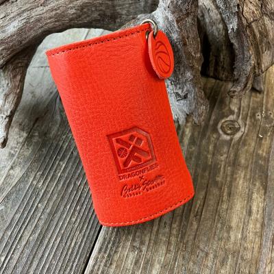 ふるさと納税 東広島市 [広島ドラゴンフライズ×ベルズスクエア]コラボ 東広島産鹿革使用 5連キーケース