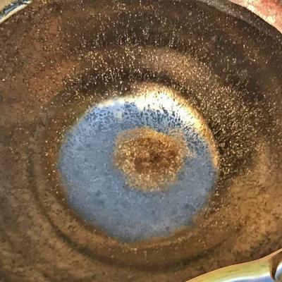 ふるさと納税 糸島市 黒金彩 片口 酒器 セット ( 片口 ×1、盃×2)[ 唐津焼 ] 雅樂窯 [ASE010]_3