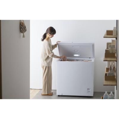 ふるさと納税 角田市 冷凍庫 上開き冷凍庫 199L ICSD-20B-W ホワイト