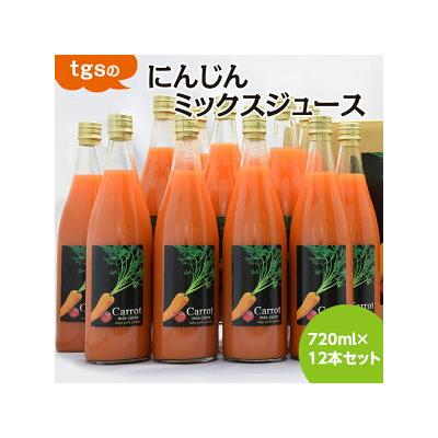 ふるさと納税 相模原市 tgsのにんじんミックスジュース 720ml 12本セット | 野菜ジュース 人参 ニンジン