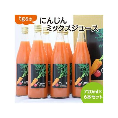 ふるさと納税 相模原市 tgsのにんじんミックスジュース 720ml 6本セット | 野菜ジュース 人参 ニンジン 野菜飲料
