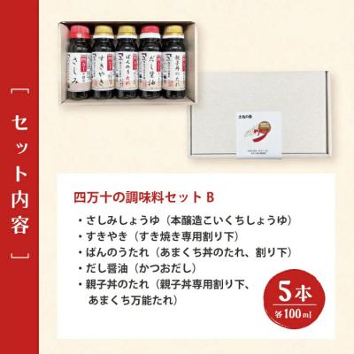 ふるさと納税 四万十市 【お試し・少量タイプ】 四万十の調味料5本セットB(各100ml)26の画像