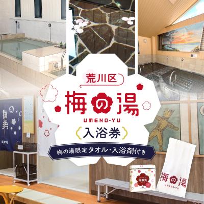 ふるさと納税 荒川区 梅の湯スペシャル入浴券(大人1枚)[063-002]