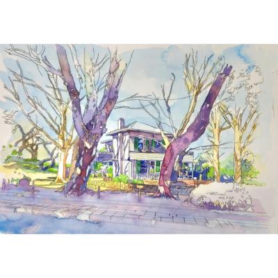 ふるさと納税 横浜市 水彩画作品 No,488の画像
