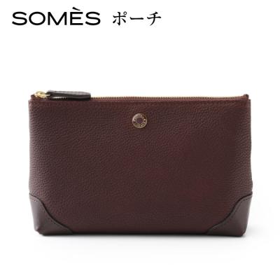 ふるさと納税 砂川市 SOMES RE-35 ポーチ (ブラウン) [ソメスサドル 北海道 砂川市 12260855] ◎