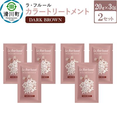 ふるさと納税 滑川町 ラフルールカラートリートメントDB 20g×3包 2セット|19_grw-060201