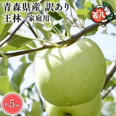 ふるさと納税 平川市 [5〜6月発送]青森県産 訳あり 家庭用 甚八りんご 王林 5kg クール便[マルジンサンアップル]