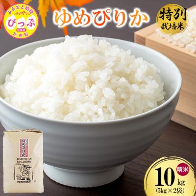 ふるさと納税 比布町 令和7年産 西間農園 特別栽培米 ゆめぴりか 精米 10kg(5kg×2)