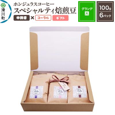 ふるさと納税 滑川町 ホンジュラスコーヒー ギフト[グランデ]焙煎豆 中挽きコーラル|19_pun-060601bc