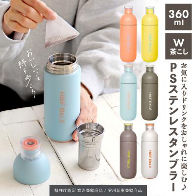 ふるさと納税 川崎市 【レモンイエロー】軽量\u0026デザインと使いやすさにこだわった PSステンレスタンブラー 360ml_1