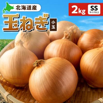 ふるさと納税 札幌市 玉ねぎ 北海道産 小玉 2kg SSサイズ以上_hs362-007