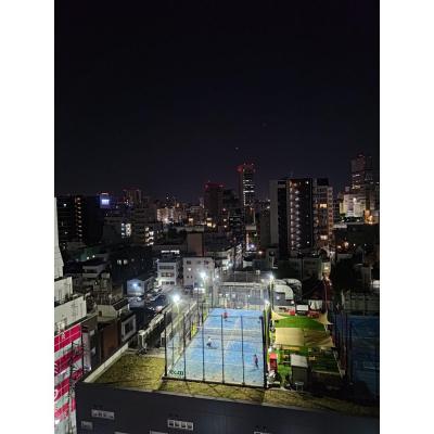 ふるさと納税 名古屋市 レンタルパデルコート券(週末祝9時-23時)