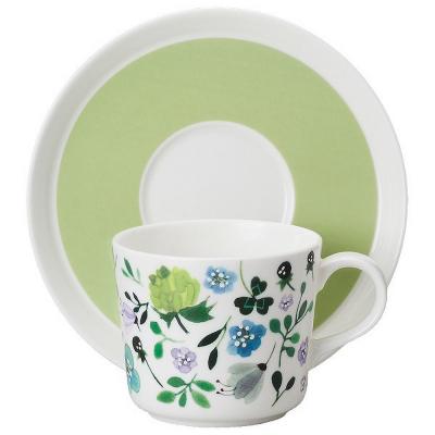 ふるさと納税 名古屋市 ナルミ アンナエミリア 兼用カップ&amp;ソーサー(クローバーガーデン) 220cc