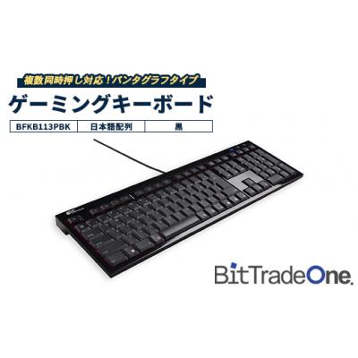 ふるさと納税 相模原市 複数同時押し対応パンタグラフタイプゲーミングキーボード BFKB113PBK