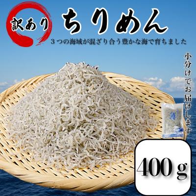 ふるさと納税 小松島市 訳あり ちりめん 400g 国産 しらす ちりめんじゃこ 小分け 魚 小松島市