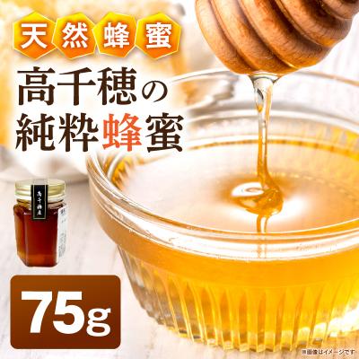 ふるさと納税 高千穂町 日本みつばち 高千穂の純粋蜂蜜 75g×1本