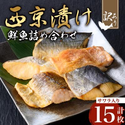 ふるさと納税 曽於市 [訳あり]鮮魚西京漬け(5種×3枚/約900g)