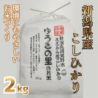 ふるさと納税 阿賀野市 [令和7年産]阿賀野市 ささかみ産 こしひかり 「ゆうきの里のお米」 2kg 新潟コンバイン
