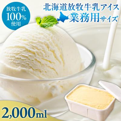 ふるさと納税 札幌市 無添加・北海道放牧牛乳アイス業務用サイズ_hs517-003