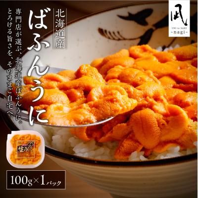 ふるさと納税 札幌市 [先行予約][北海道産]バフンウニ 塩水 100g<札幌カネシン水産>_hs017-746
