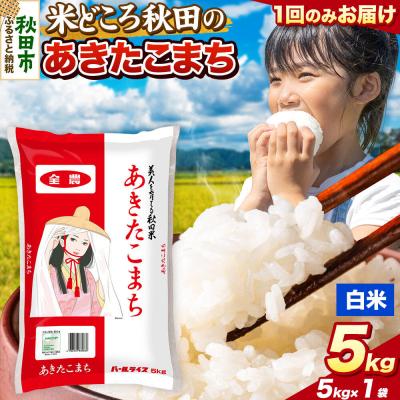 ふるさと納税 秋田市 あきたこまち[白米]秋田県産 5kg(5kg×1袋)|15_zna-010501h