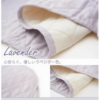 ふるさと納税 川崎市 【ラベンダー】麻わた入りフレンチリネン麻敷きパッド りんね シングルサイズ 100×200cmの画像