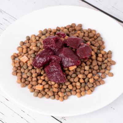 ふるさと納税 八代市 わんちゃん用 鹿生サイコロステーキ ジビエ 300g×3 計900g_067-4860-Bの画像