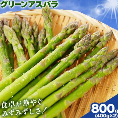 ふるさと納税 日高町 アスパラガス グリーンアスパラ L 800g 門別町農業協同組合[4月上旬-5月末頃出荷]