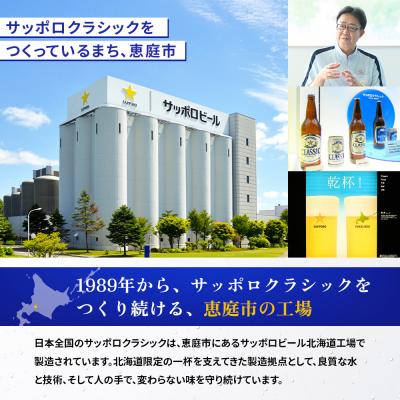 ふるさと納税 恵庭市 【定期便:全12回】サッポロクラシック 350ml×24本【880010001912】_1